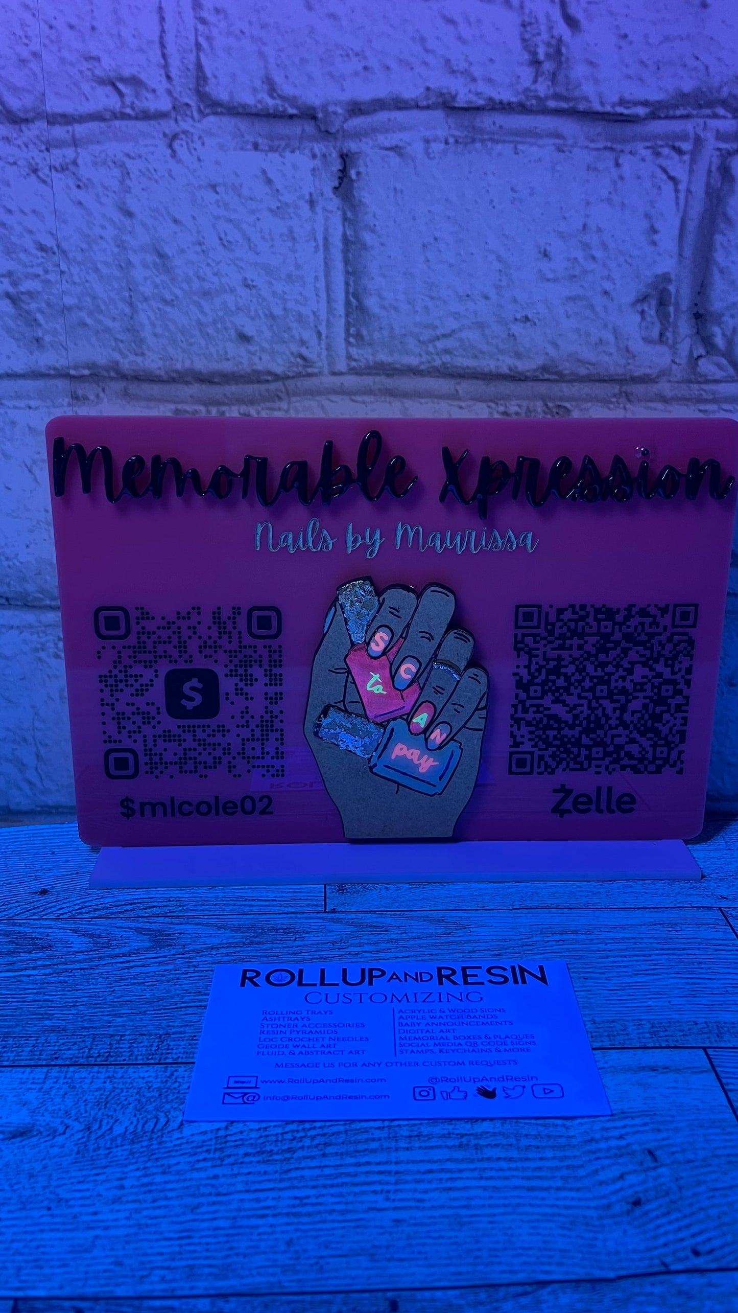 Custom QR Code Scan Sign