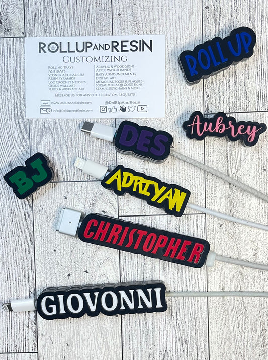 Phone Charger Name Tags