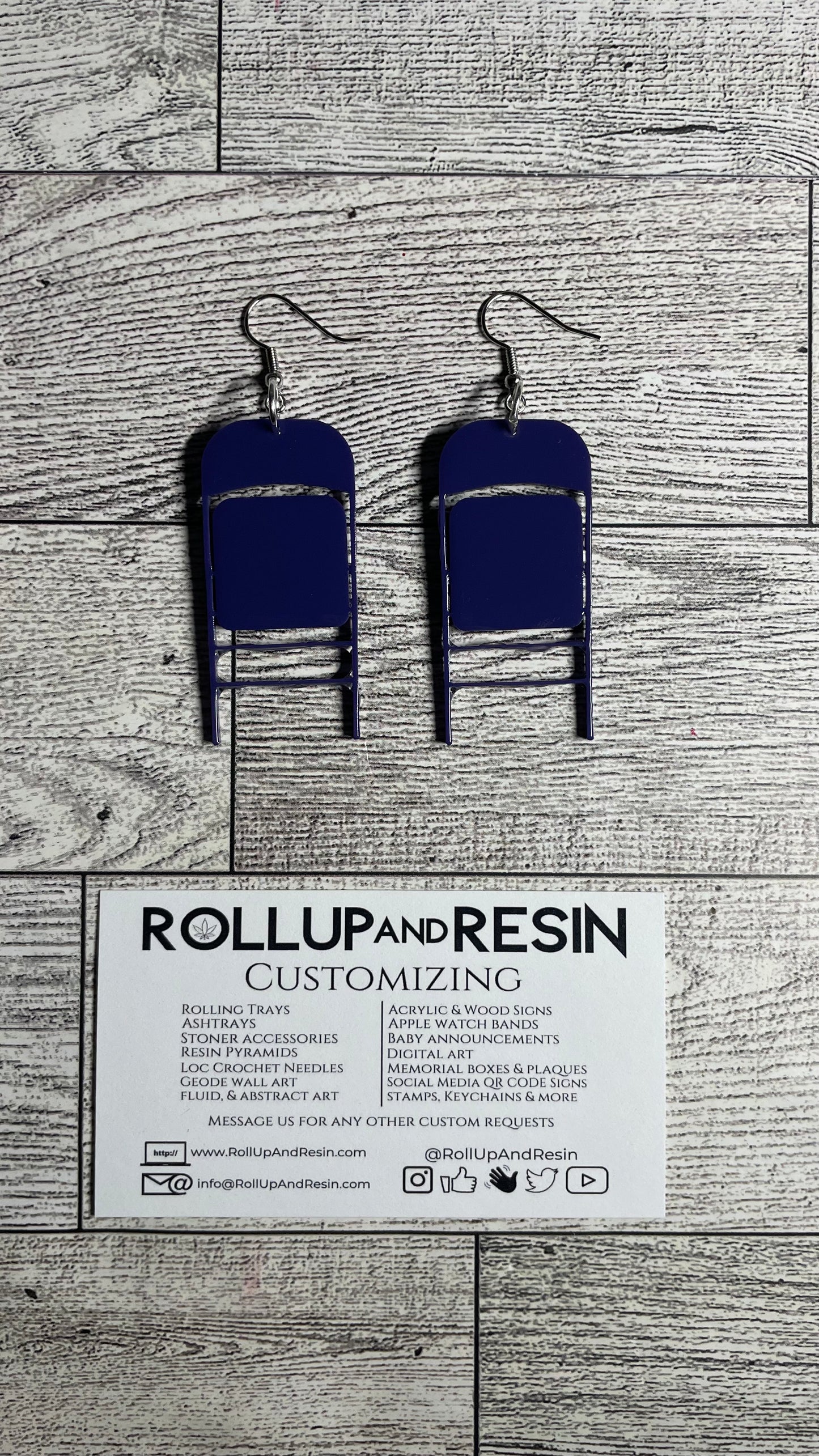 Folding Chair Earrings