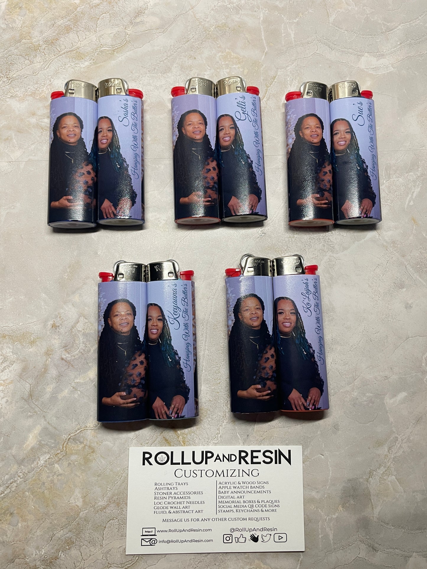 Custom Photo Lighters