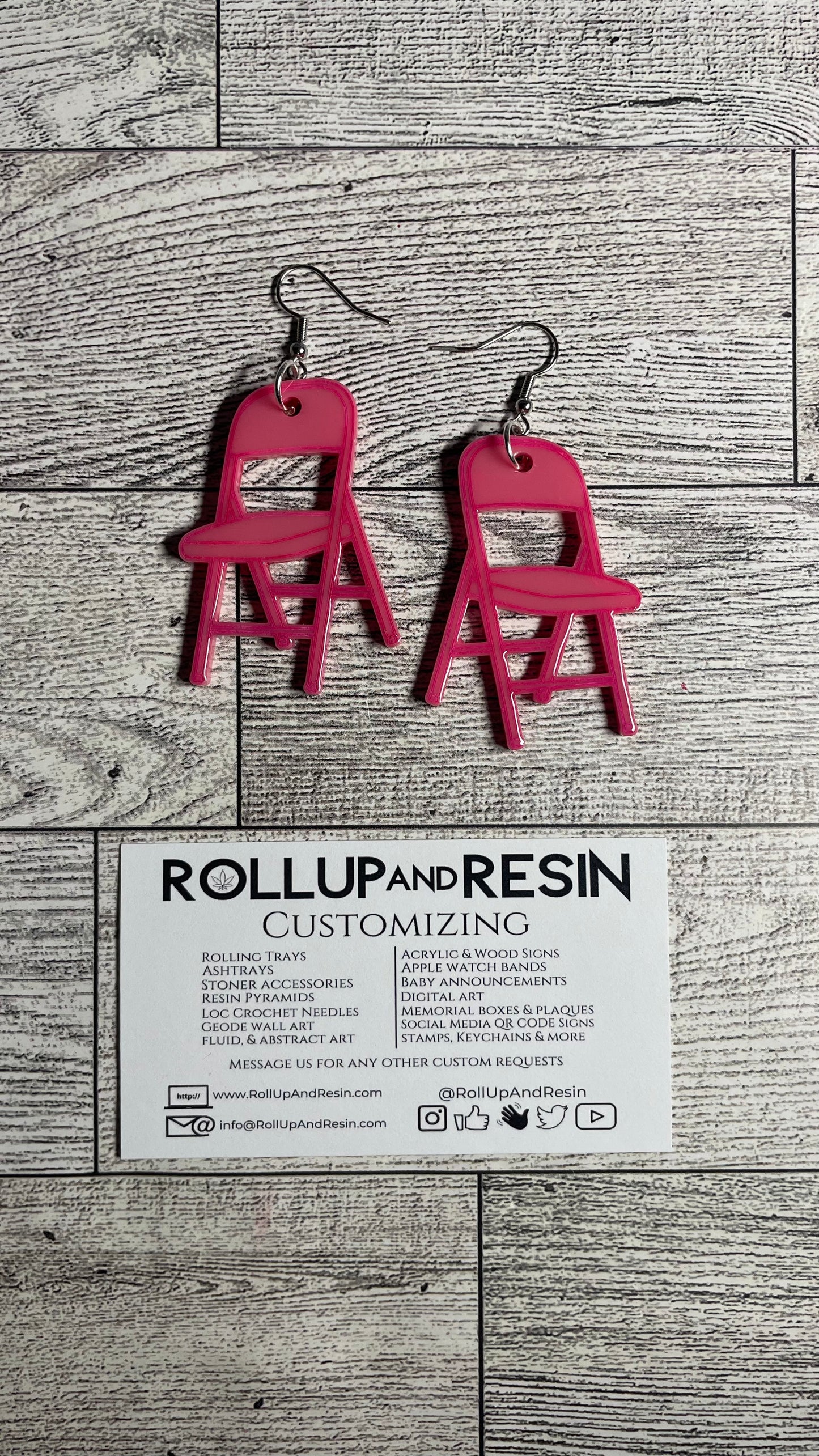 Folding Chair Earrings