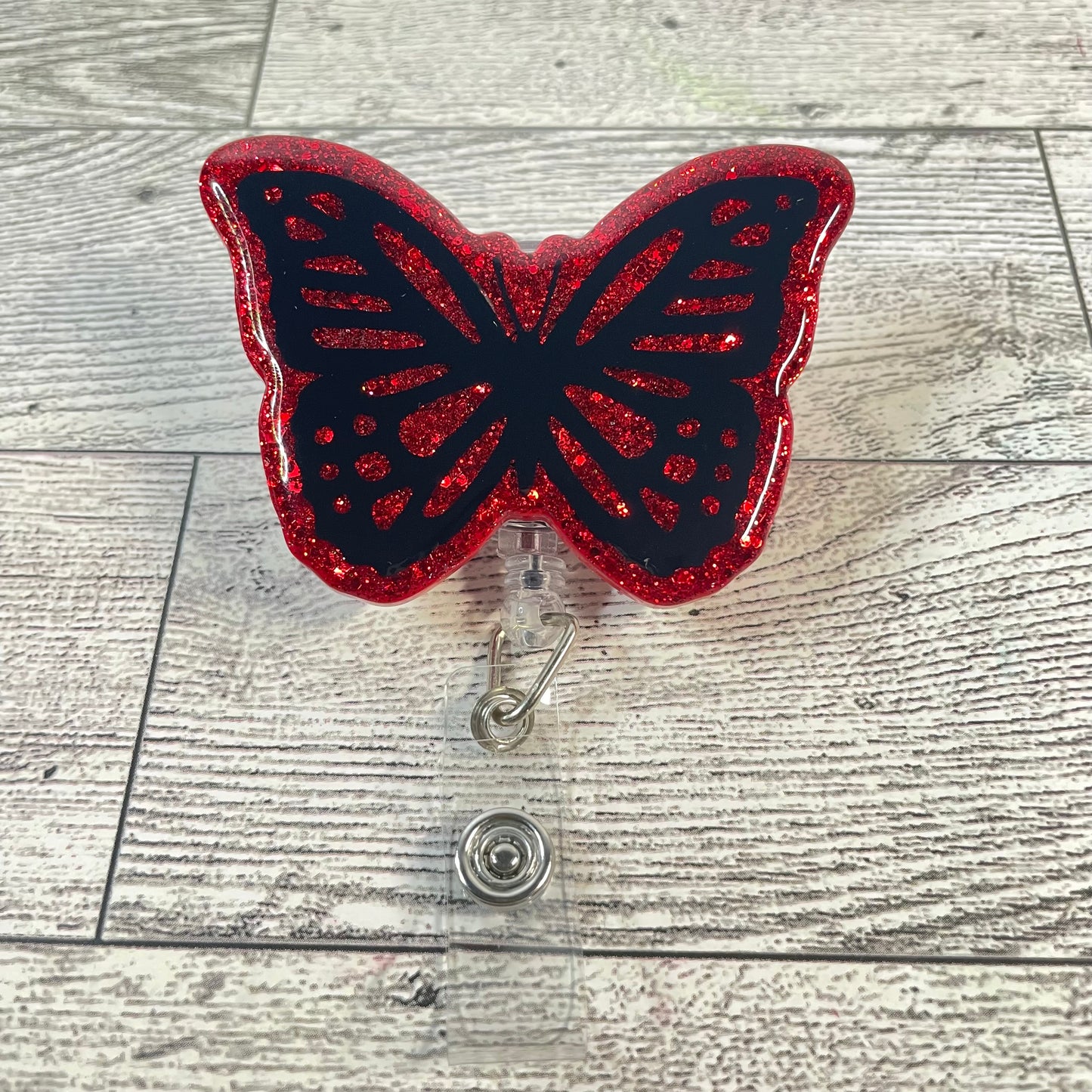 Butterfly Badge Reel