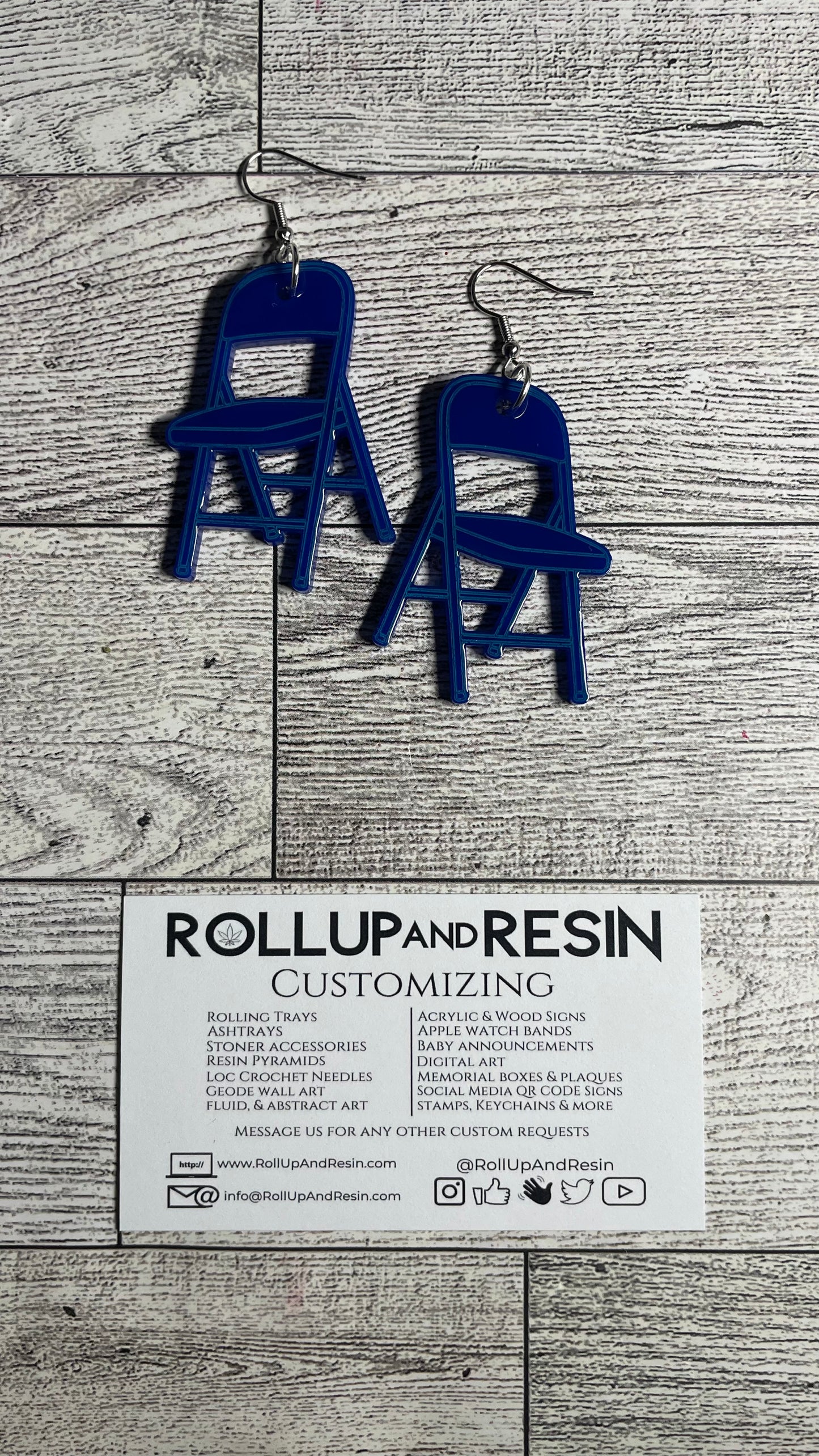 Folding Chair Earrings