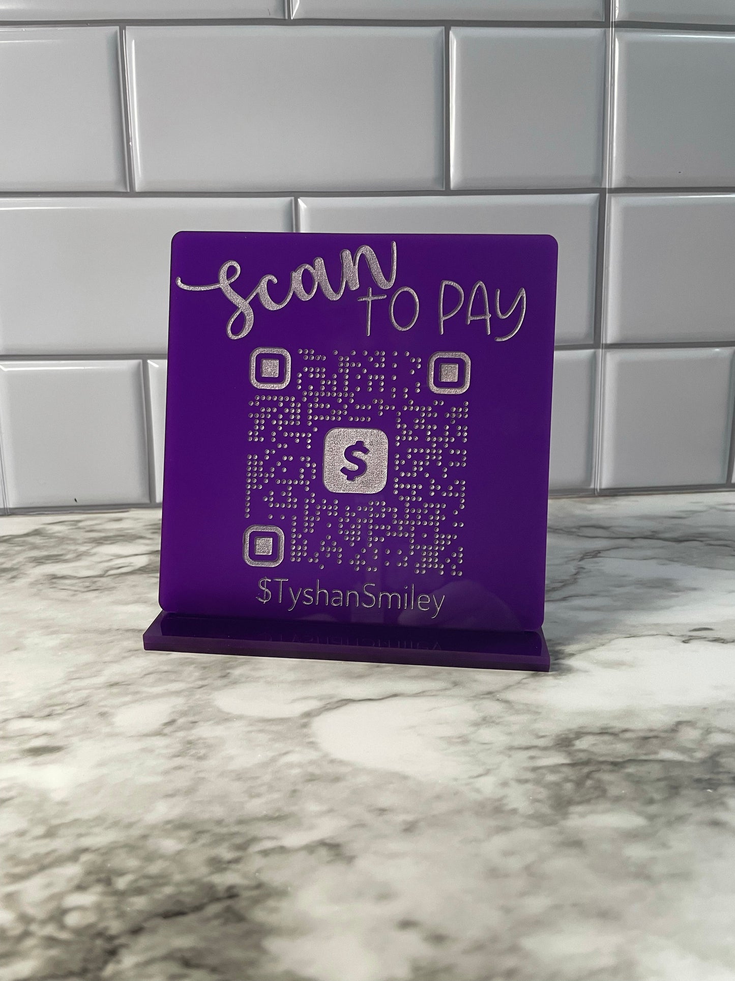 Custom QR Code Scan Sign