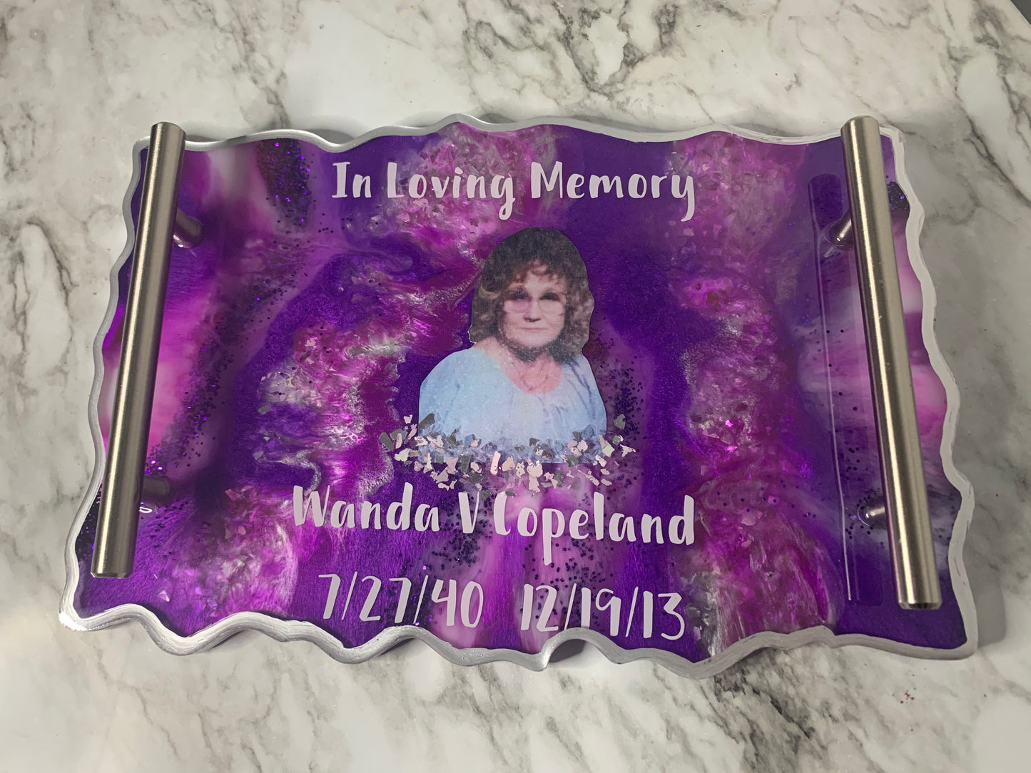 Custom Tribute Plaque/Tray