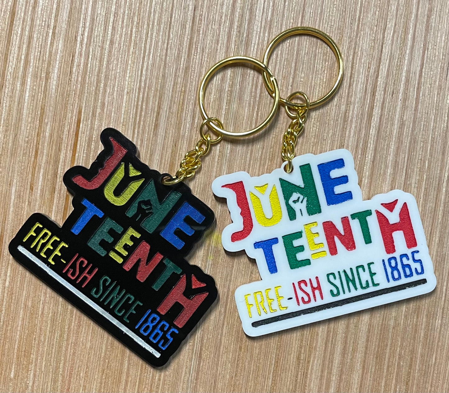 Juneteenth keychains