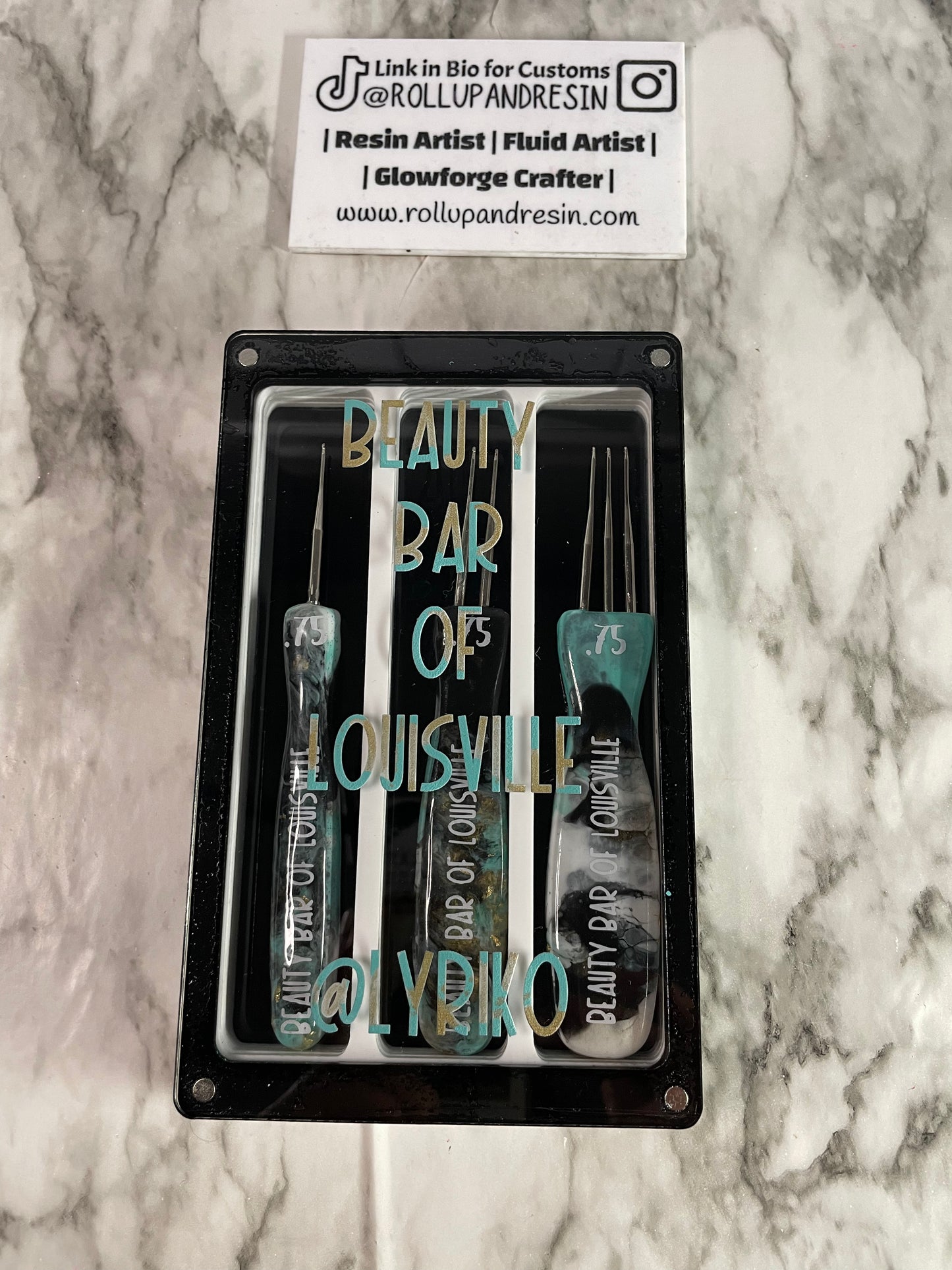 Custom Loc Crochet Needle Set